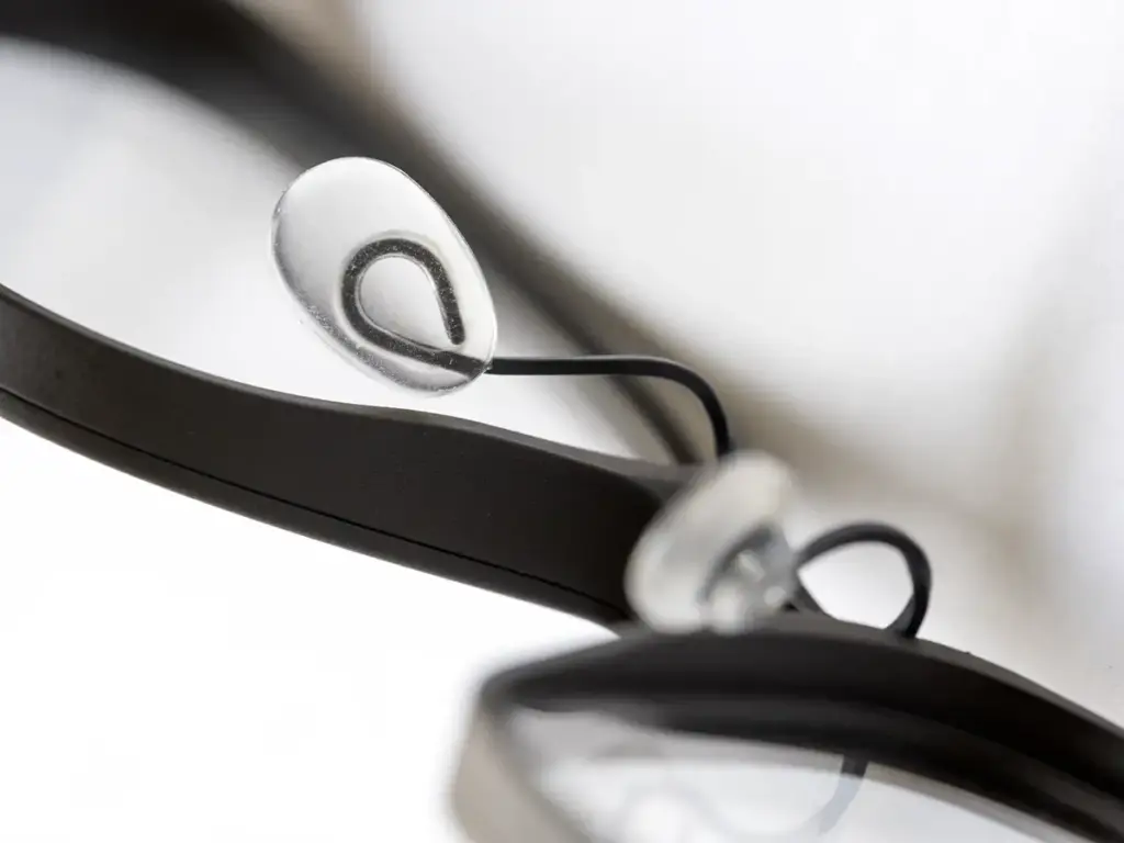 Detalle montura Even Realities G1 — Dr. FOCUS Barcelona